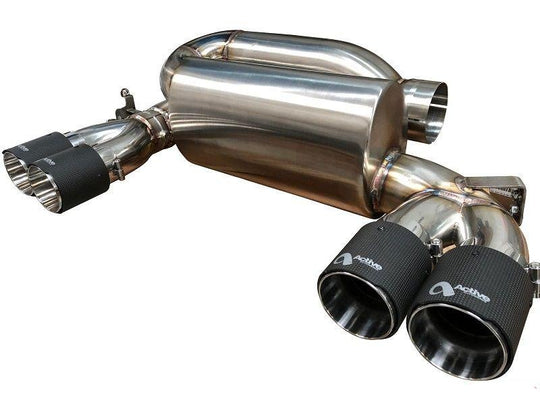 F8X M3 | AA Signature Exhaust System with Active F-brace Carbon Tips