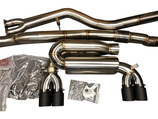 F8X M3 | AA Signature Exhaust System with Active F-brace Carbon Tips