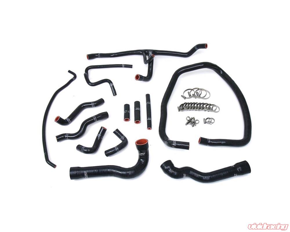 HPS Black Reinforced Silicone Radiator and Heater Hose Kit Coolant for –  WBS Motorsports