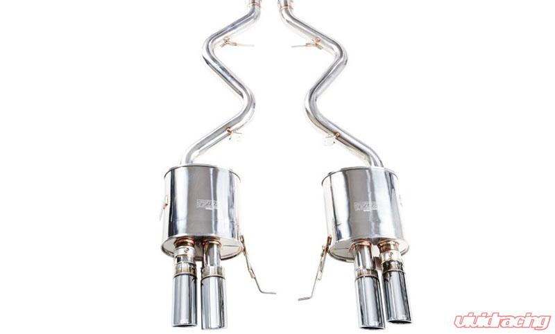 IPE SS EVO Valvetronic Exhaust System w/Remote and Chrome Silver Tips