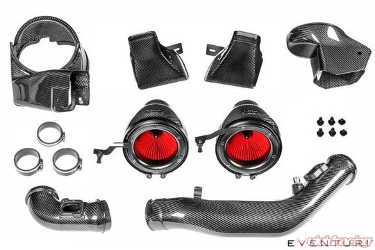 Eventuri F8X M3/M4 V2 Full Black Carbon Intake with Sealed Carbon ducts