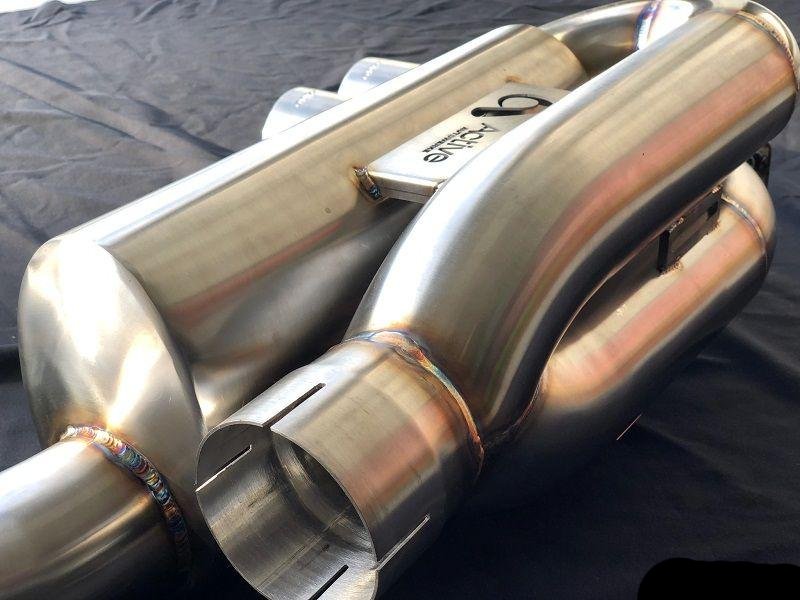 F8X M3 | AA Signature Exhaust System with Active F-brace Carbon Tips