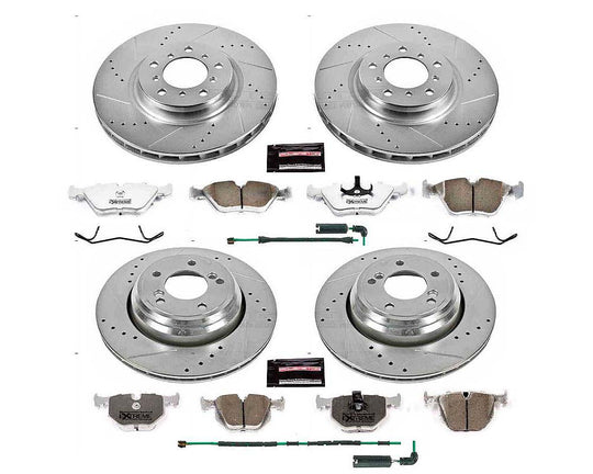 Power Stop Z26 Street Warrior Brake Kit Front & Rear BMW M3 2001-2006